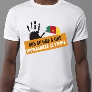 NON au gré à gré [ Blanc ]